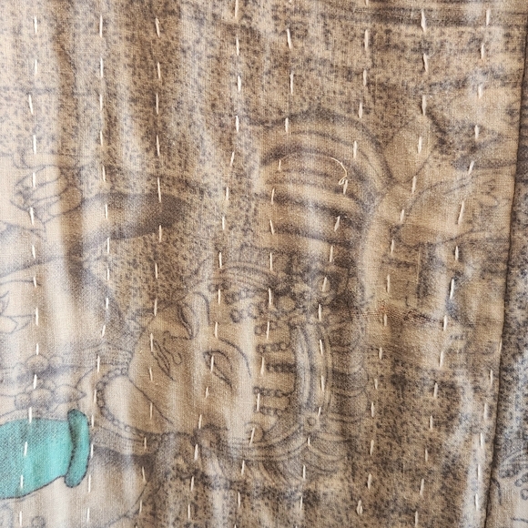 Handmade in India wide leg Overalls NWOT - Picture 6 of 11